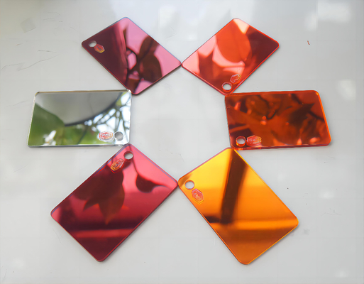 comprar Espejo de color adhesivo Acrílico Oro Plata Con PE Película Panel de cartón de plástico online manufacture