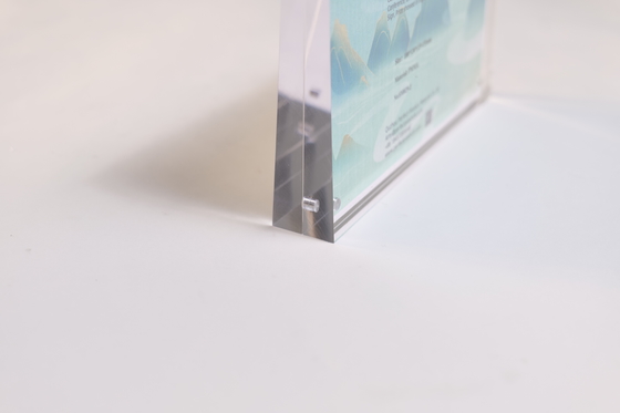 comprar Marco fotográfico magnético acrílico transparente 8 x 12 marco fotográfico digital con pantalla de reloj online manufacture