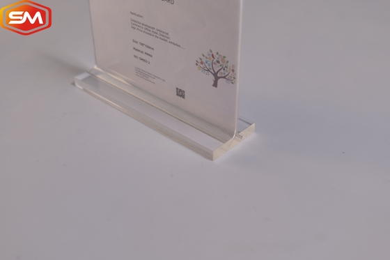 comprar Fotografía de publicidad Marco de T Forma de cartel acrílico Display Stand para mesa Panel doble online manufacture