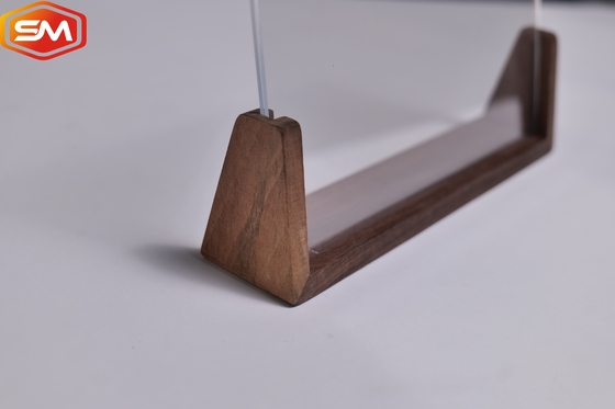 comprar Cuadro fotográfico acrílico en forma de U con base de madera de haya de nuez online manufacture