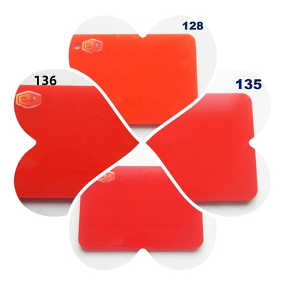 comprar Tamaño personalizado Placa de plástico sólida de color blanco lechoso flexible de color acrílico fundido online manufacture