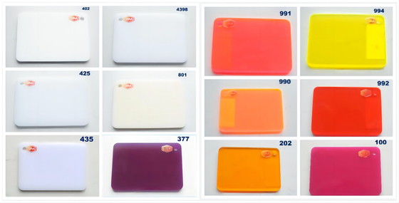 comprar Hoja de acrílico de colores PMMA 3mm Acrílico fundido personalizado para corte con láser online manufacture