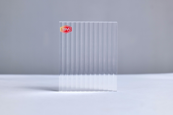 comprar Hoja de acrílico texturizada transparente resistente a los arañazos con alta transmisión de luz online manufacture