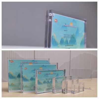 comprar Cuadro magnético de doble cara 4x6 5x7 fotograma magnético acrílico online manufacture