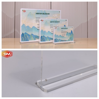 comprar Diseño vertical 10x15cm T forma de acrílico portador de la señal online manufacture