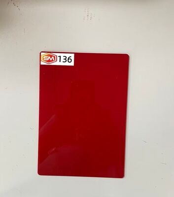 comprar Panel acrílico fundido rojo vibrante de 22 mm de espesor para la fabricación de exhibidores minoristas online manufacture