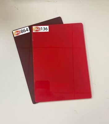 comprar Rich Russet Cast Acrylic Sheet 18mm Thick Panel for Store Display Construction online manufacture