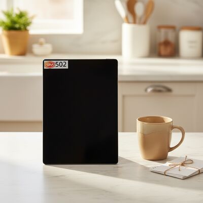 comprar Hoja de acrílico fundido negro con corte inodoro, superficie lisa y resistencia química para proyectos personalizados online manufacture