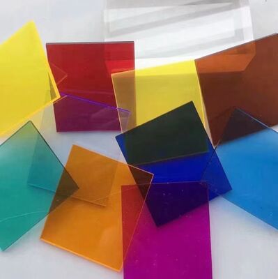 comprar Lámina acrílica transparente de color premium de 18 mm para decoraciones de stands de exhibición online manufacture