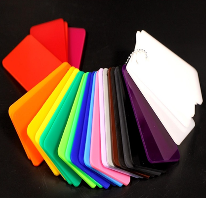 comprar Hoja de acrílico resistente a los rayos UV de color opaco de 2 mm de grosor para paneles de señalización online manufacture