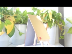 Buen precio de oro espejo de hoja acrílica para la publicidad