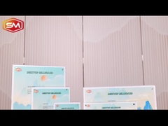 T Forma de esquina redonda de acrílico magnético portador de la señal