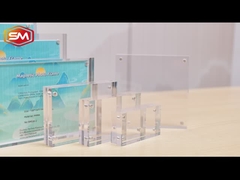 Tamaño personalizado Transparente doble lado plano Acrílico fotograma Serie