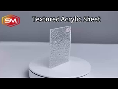 Hoja de acrílico con textura de onda de agua clara