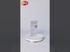 T Forma de acrílico portador de cartel