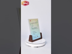 Marco fotográfico acrílico con base de madera