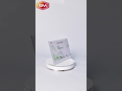 Tener un cartel acrílico magnético en forma de L