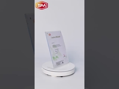 Tener un cartel acrílico magnético en forma de L