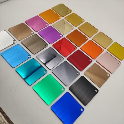 Durabilidad y versatilidad 2 lados 1 mm PMMA Plexiglás Bronce Espejo Acrílico
