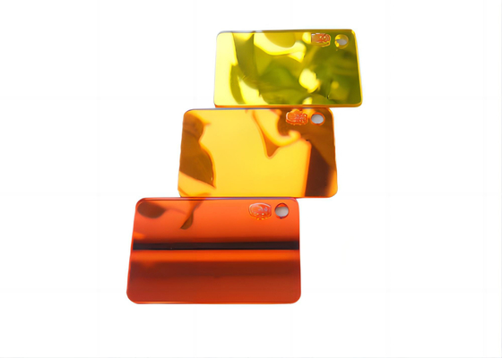 OEM Acrílicos de superficie dura de color de acrílico de lámina de espejo con tamaño personalizado para la decoración