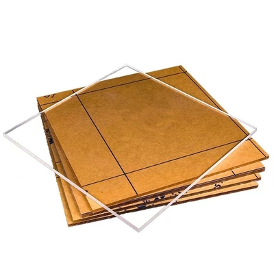 Hoja de acrílico transparente de 3 mm x 1220 mm x 1830 mm para pantallas de señalización creaciones artísticas