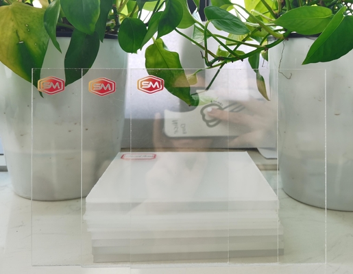 Tamaño personalizado 10 mm espesor de hoja de acrílico transparente hoja de acrílico acrílicos bloqueador de luz solar