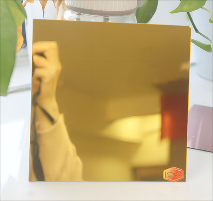 Servicio personalizado de OEM Perspex lámina de espejo Resistente al calor para la decoración Material láminas de espejo recortable