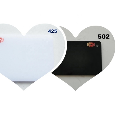 Hojas de acrílico de 4x8 colores decorativas Hojas de cocina de 3 mm de grosor