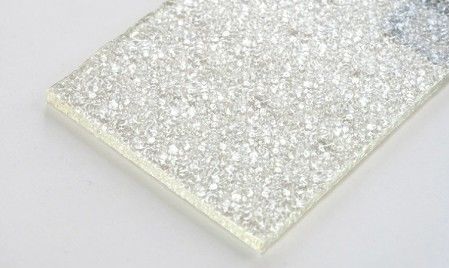 Lámina acrílica esmerilada con patrón de ondas de agua Plexiglás para decoración de baño