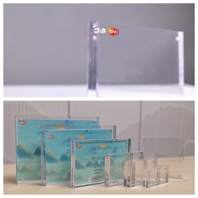 Cuadro fotográfico magnético acrílico transparente de doble cara