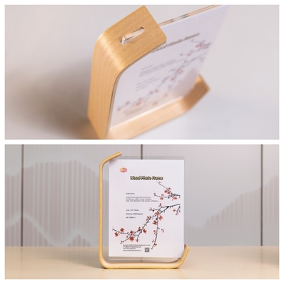 Cuadro fotográfico de acrílico de madera para oficina de dormitorio