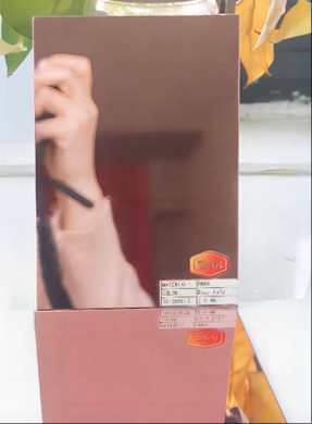 Rollo de espejo acrílico liso y transparente para colocar espejos