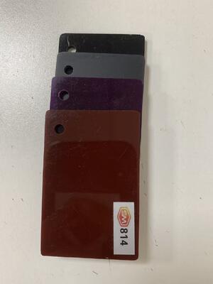 Hoja de acrílico fundido de color de alta transparencia de 25 mm con superficie resistente a los arañazos