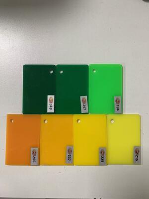 Lámina acrílica colada de color duradera y fácil de procesar de 22 mm para proyectos comerciales y de bricolaje en el hogar