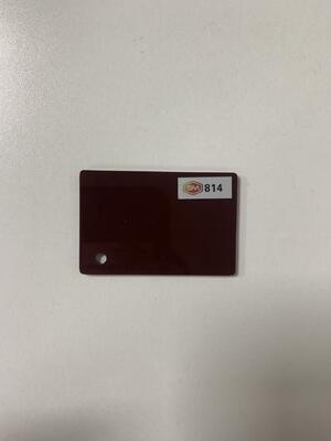 Lámina acrílica fundida marrón oscuro, panel resistente a impactos de 18 mm de espesor para diseño de superficies de muebles