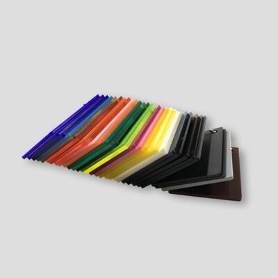 Colored Acrylic Sheet 18mm Matte Scratch Resistant Panel for Clothing Store Fitting Room