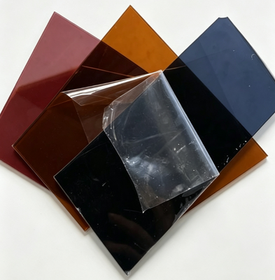 Hoja de acrílico transparente de color personalizable resistente a los rayos UV con alta transmisión de luz para la fabricación