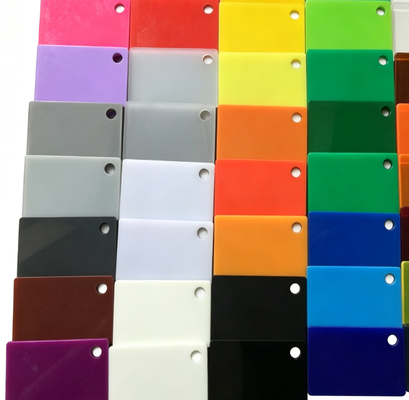Lámina acrílica coloreada resistente a productos químicos y a los rayos UV, apta para mecanizado, para mampara de seguridad de laboratorio