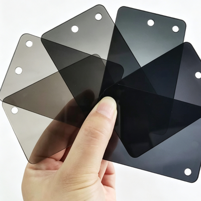 Hoja de acrílico transparente personalizable en color con alta transmisión de luz y resistencia a los rayos UV para vidrio de partición de privacidad